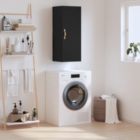 Armario de pared negro 34,5x34x90 cm de vidaXL, Aparadores - Ref: Foro24-828837, Precio: 48,04 €, Descuento: %