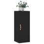 Armario de pared negro 34,5x34x90 cm de vidaXL, Aparadores - Ref: Foro24-828837, Precio: 48,04 €, Descuento: %