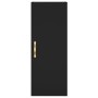 Armario de pared negro 34,5x34x90 cm de vidaXL, Aparadores - Ref: Foro24-828837, Precio: 48,04 €, Descuento: %