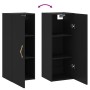 Armario de pared negro 34,5x34x90 cm de vidaXL, Aparadores - Ref: Foro24-828837, Precio: 48,04 €, Descuento: %