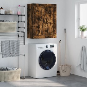 Armario de pared madera ingeniería roble ahumado 69,5x34x90 cm de vidaXL, Aparadores - Ref: Foro24-830401, Precio: 67,69 €, D...