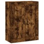 Armario de pared madera ingeniería roble ahumado 69,5x34x90 cm de vidaXL, Aparadores - Ref: Foro24-830401, Precio: 67,69 €, D...