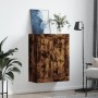 Armario de pared madera ingeniería roble ahumado 69,5x34x90 cm de vidaXL, Aparadores - Ref: Foro24-830401, Precio: 67,69 €, D...