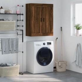 Armario de pared madera ingeniería roble marrón 69,5x34x90 cm de vidaXL, Aparadores - Ref: Foro24-830403, Precio: 72,60 €, De...