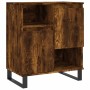 Aparador madera contrachapada color roble ahumado 60x35x70 cm de vidaXL, Aparadores - Ref: Foro24-831201, Precio: 68,06 €, De...