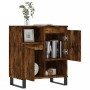 Aparador madera contrachapada color roble ahumado 60x35x70 cm de vidaXL, Aparadores - Ref: Foro24-831201, Precio: 68,06 €, De...
