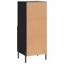Aparador de madera contrachapada negro 34,5x34x90 cm de vidaXL, Aparadores - Ref: Foro24-828677, Precio: 60,39 €, Descuento: %