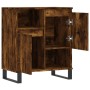 Aparador madera contrachapada color roble ahumado 60x35x70 cm de vidaXL, Aparadores - Ref: Foro24-831201, Precio: 68,06 €, De...