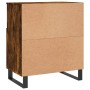 Aparador madera contrachapada color roble ahumado 60x35x70 cm de vidaXL, Aparadores - Ref: Foro24-831201, Precio: 68,06 €, De...