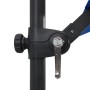 Sombrilla voladiza jardín LED palo acero azul azure 250x250 cm en Sombrillas | Comprar online en Foru.es