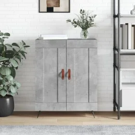 Aparador de madera de ingeniería gris hormigón 69,5x34x90 cm de vidaXL, Aparadores - Ref: Foro24-830168, Precio: 75,48 €, Des...