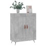 Aparador de madera de ingeniería gris hormigón 69,5x34x90 cm de vidaXL, Aparadores - Ref: Foro24-830168, Precio: 76,40 €, Des...