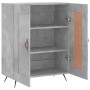 Aparador de madera de ingeniería gris hormigón 69,5x34x90 cm de vidaXL, Aparadores - Ref: Foro24-830168, Precio: 76,40 €, Des...