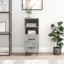 Aparador de madera contrachapada gris hormigón 34,5x34x90 cm de vidaXL, Aparadores - Ref: Foro24-828664, Precio: 50,72 €, Des...