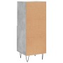 Aparador de madera contrachapada gris hormigón 34,5x34x90 cm de vidaXL, Aparadores - Ref: Foro24-828664, Precio: 50,72 €, Des...