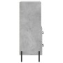 Aparador de madera contrachapada gris hormigón 34,5x34x90 cm de vidaXL, Aparadores - Ref: Foro24-828680, Precio: 58,44 €, Des...