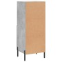 Aparador de madera contrachapada gris hormigón 34,5x34x90 cm de vidaXL, Aparadores - Ref: Foro24-828680, Precio: 58,44 €, Des...