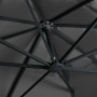 Sombrilla voladiza luces LED poste aluminio antracita 4x3 m en Sombrillas | Comprar online en Foru.es