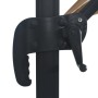 Sombrilla voladiza jardín luces LED poste aluminio taupe 4x3 m en Sombrillas | Comprar online en Foru.es