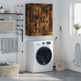 Armario de pared madera ingeniería roble ahumado 69,5x34x90 cm de vidaXL, Aparadores - Ref: Foro24-830409, Precio: 64,58 €, D...
