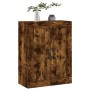 Armario de pared madera ingeniería roble ahumado 69,5x34x90 cm de vidaXL, Aparadores - Ref: Foro24-830409, Precio: 64,58 €, D...