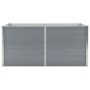 Jardinera elevada de acero galvanizado gris 160x80x45 cm en Macetas y jardineras | Comprar online en Foru.es