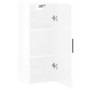 Armario de pared blanco brillante 34,5x34x90 cm de vidaXL, Aparadores - Ref: Foro24-828878, Precio: 56,24 €, Descuento: %