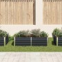 Jardinera elevada acero galvanizado gris antracita 160x80x45 cm en Macetas y jardineras | Comprar online en Foru.es