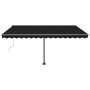 Toldo de pie automático gris antracita 450x300 cm en Toldos | Comprar online en Foru.es