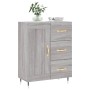 Aparador de madera de ingeniería gris Sonoma 69,5x34x90 cm de vidaXL, Aparadores - Ref: Foro24-830242, Precio: 77,56 €, Descu...