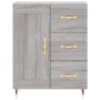 Aparador de madera de ingeniería gris Sonoma 69,5x34x90 cm de vidaXL, Aparadores - Ref: Foro24-830242, Precio: 77,56 €, Descu...