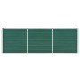 Arriate de jardín de acero galvanizado verde 240x40x77 cm en Macetas y jardineras | Comprar online en Foru.es