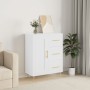 Aparador de madera de ingeniería blanco 69,5x34x90 cm de vidaXL, Aparadores - Ref: Foro24-830244, Precio: 94,67 €, Descuento: %