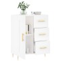 Aparador de madera de ingeniería blanco 69,5x34x90 cm de vidaXL, Aparadores - Ref: Foro24-830244, Precio: 94,67 €, Descuento: %