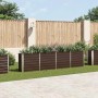 Jardinera elevada de acero galvanizado marrón 320x40x77 cm en Macetas y jardineras | Comprar online en Foru.es