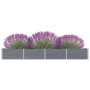 Arriate de jardín de acero galvanizado gris 320x40x45 cm en Macetas y jardineras | Comprar online en Foru.es