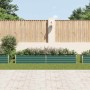 Arriate de jardín de acero galvanizado verde 320x40x45 cm en Macetas y jardineras | Comprar online en Foru.es