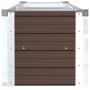 Arriate de jardín de acero galvanizado marrón 320x40x45 cm en Macetas y jardineras | Comprar online en Foru.es