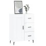 Aparador de madera contrachapada blanco brillante 69,5x34x90 cm de vidaXL, Aparadores - Ref: Foro24-830278, Precio: 106,42 €,...