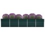 Arriate de acero galvanizado verde 400x80x45 cm en Macetas y jardineras | Comprar online en Foru.es