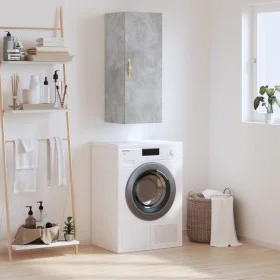 Concrete gray wall cabinet 34.5x34x90 cm by vidaXL, Sideboards - Ref: Foro24-828840, Price: 46,39 €, Discount: %
