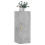 Armario de pared gris hormigón 34,5x34x90 cm de vidaXL, Aparadores - Ref: Foro24-828840, Precio: 46,97 €, Descuento: %