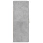 Armario de pared gris hormigón 34,5x34x90 cm de vidaXL, Aparadores - Ref: Foro24-828840, Precio: 46,97 €, Descuento: %