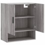 Armario de pared madera de ingeniería gris Sonoma 60x31x70 cm de vidaXL, Taquillas y armarios de almacenamiento - Ref: Foro24...