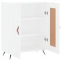 Aparador de madera de ingeniería blanco 69,5x34x90 cm de vidaXL, Aparadores - Ref: Foro24-830164, Precio: 80,13 €, Descuento: %