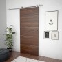 Kit de herrajes para puerta corredera 183 cm acero plateado en Materiales de construcción | Comprar online en Foru.es