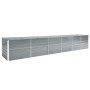 Arriate de jardín de acero galvanizado gris 480x80x77 cm en Macetas y jardineras | Comprar online en Foru.es