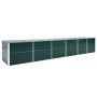 Arriate de jardín de acero galvanizado verde 480x80x77 cm en Macetas y jardineras | Comprar online en Foru.es