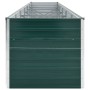 Arriate de jardín de acero galvanizado verde 480x80x77 cm en Macetas y jardineras | Comprar online en Foru.es