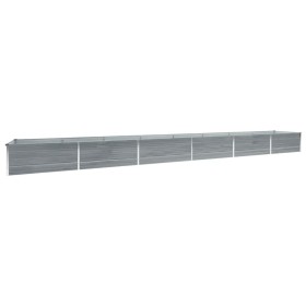 Arriate de acero galvanizado gris 600x80x45 cm en Macetas y jardineras | Comprar online en Foru.es